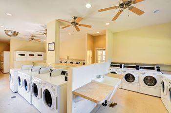 Washer and dryer laundry room at Bella Terra, Vista, CA